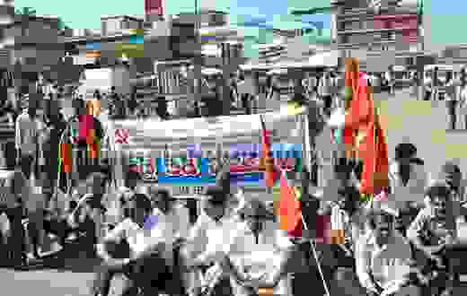 Protest against Arecanut ban in Mangalore